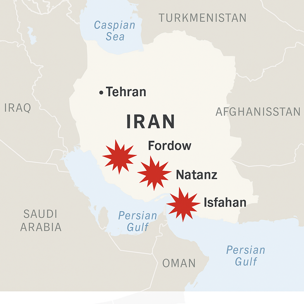 US-Luftangriffe auf iranische Atomanlagen