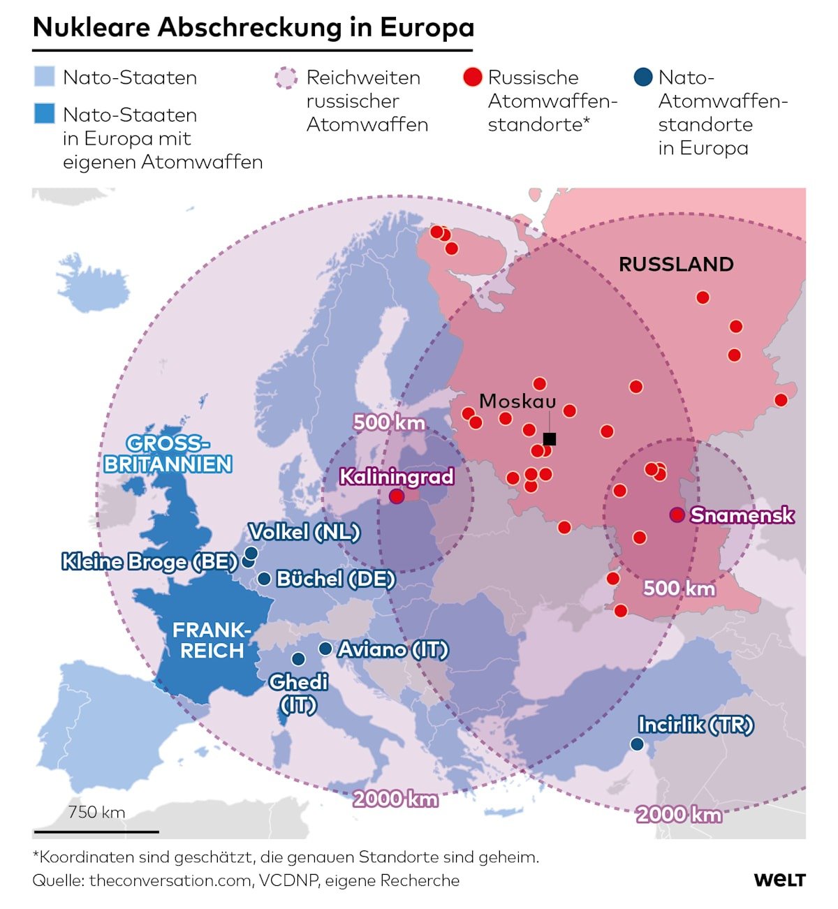 Nuklearer Schutzschirm Europa bei Gesprächen europäischer Verteidigungsminister