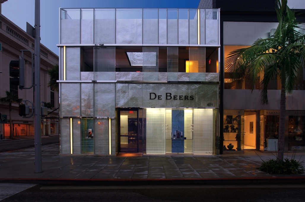 Eine moderne Diamantenmine in Luanda während Angola strebt Anteile an De Beers an.