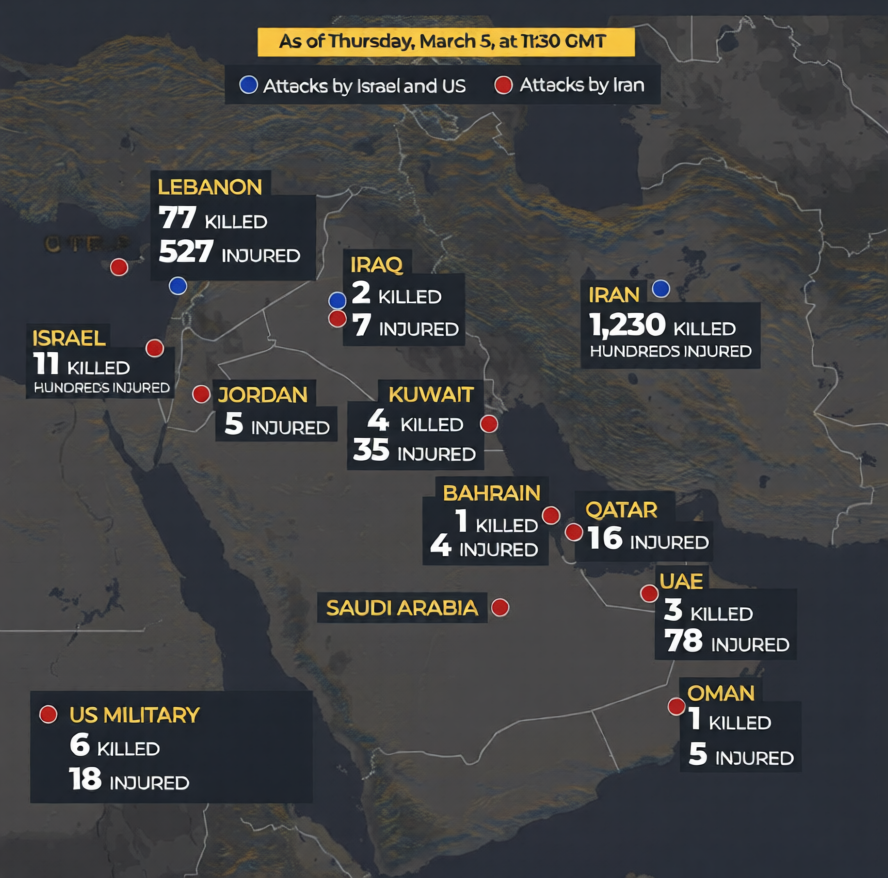 Hunderte Tote nach Angriff der USA und Israels gegen den Iran