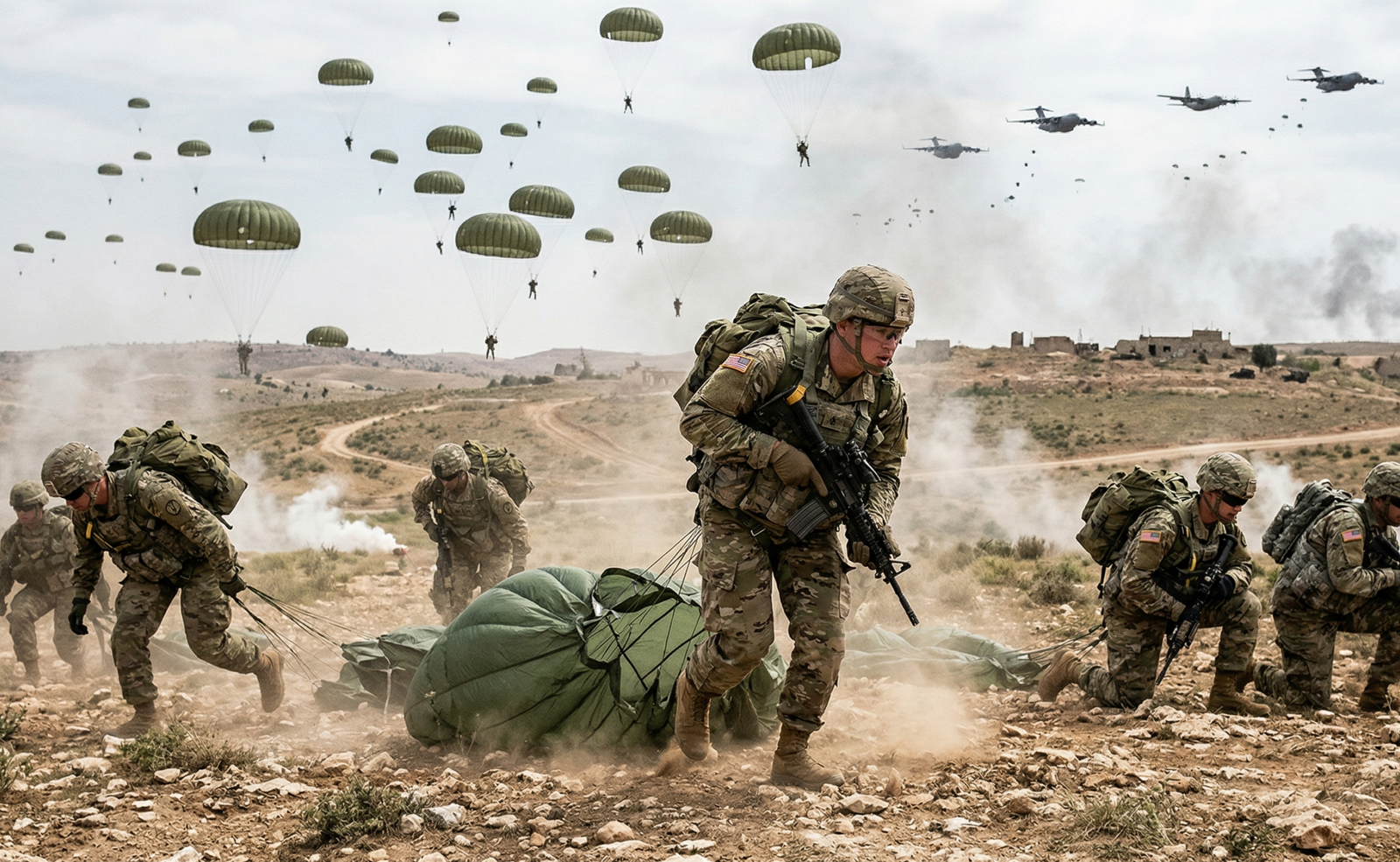 Truppenaufstockung: US-Armee Fallschirmjäger im Nahen Osten