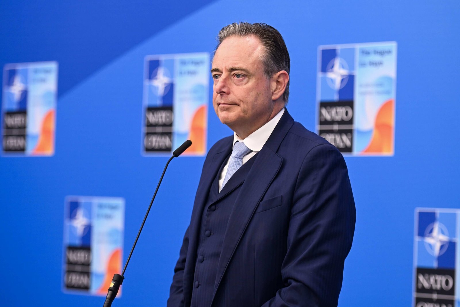 Bart De Wever gibt ein offizielles Statement zum Angriff auf Synagoge in Belgien ab.