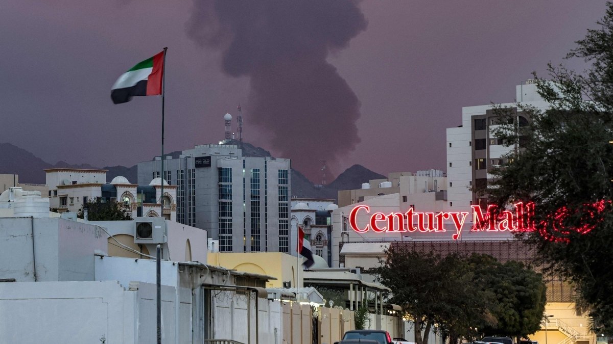 Regionale Landkarte zur Veranschaulichung der Deeskalation im Nahen Osten