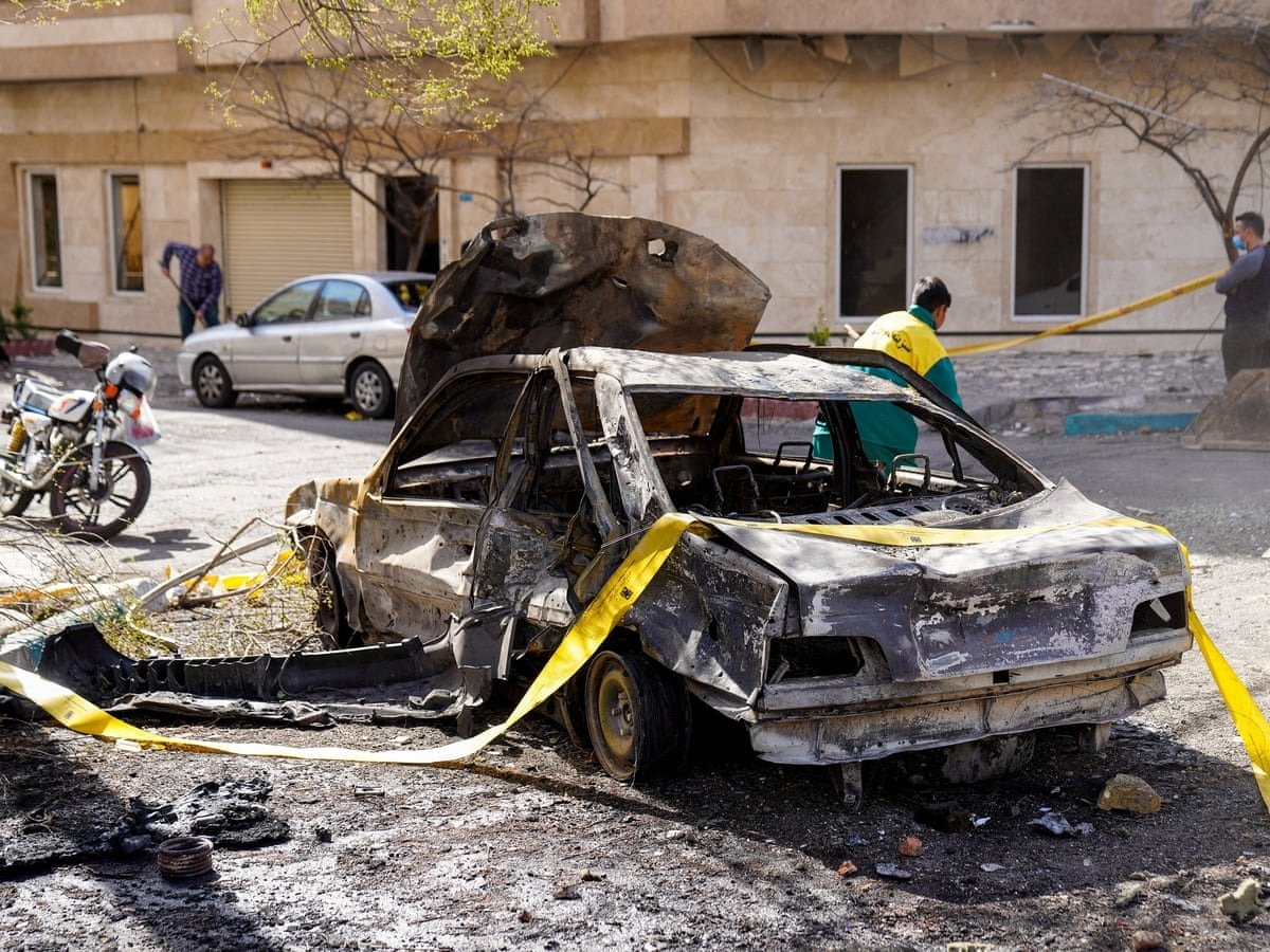 Zerstörte Schule in Minab nach dem Einschlag der 1.200 Bomben auf Iran