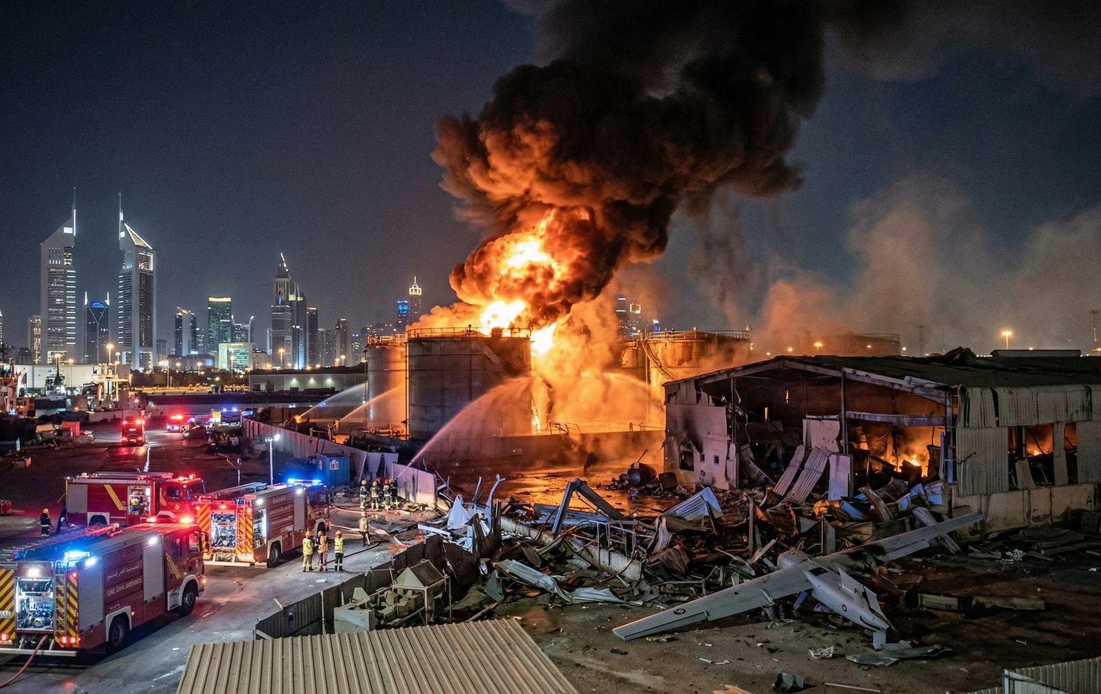 US-Israel Luftangriffe auf Petrochemische Anlagen