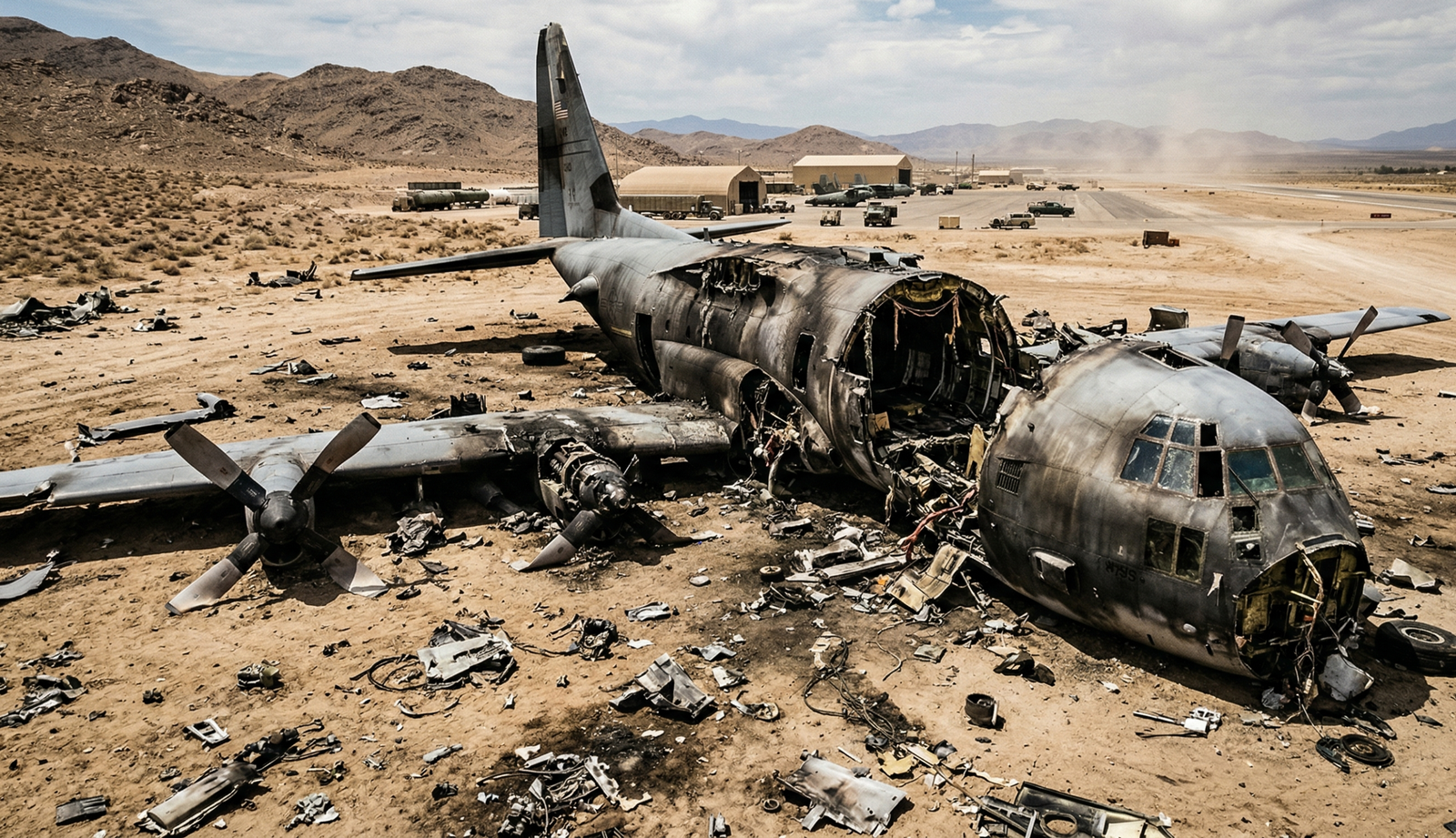 US-Kriegsflugzeuge zerstört: C-130 in Isfahan abgeschossen