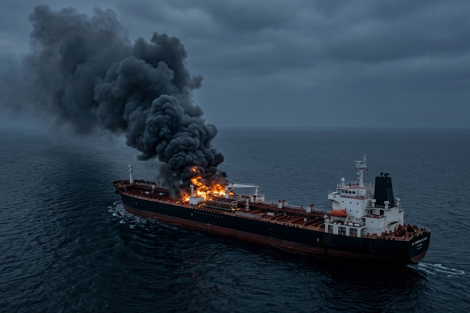 Daytona Beach passiert Straße von Hormus