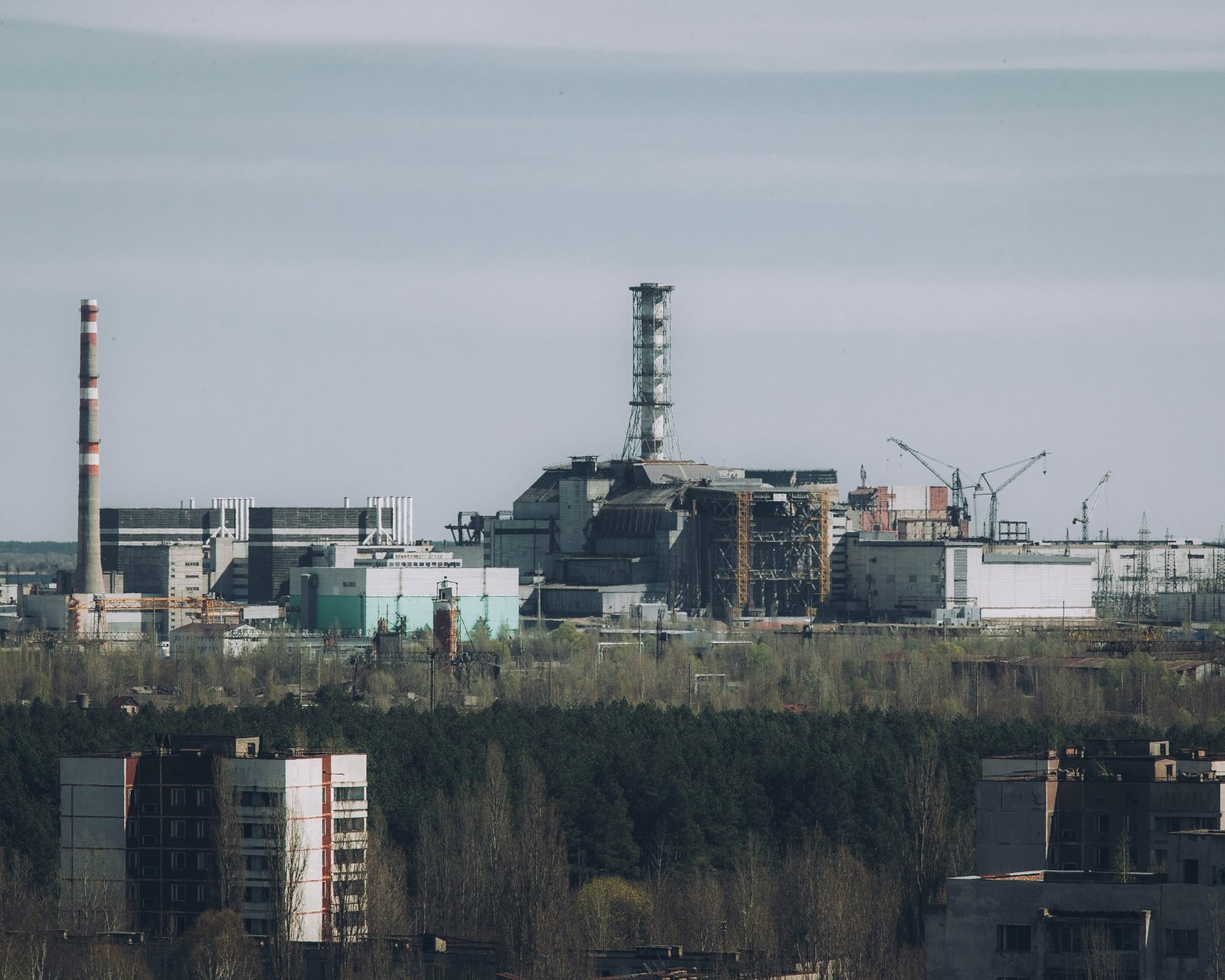 Einsatzkräfte löschen Brände in der Nähe von Tschernobyl
