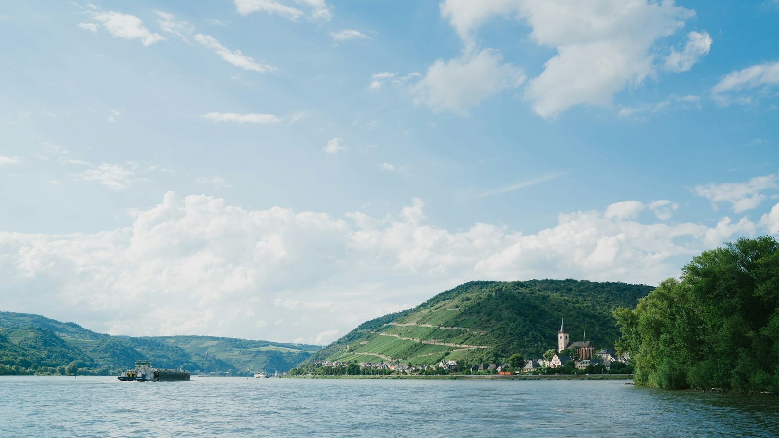 Messstation zeigt aktuelle Wasserstände am Rhein