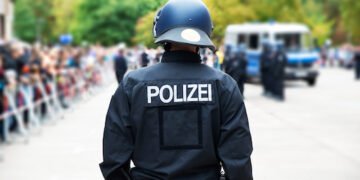 Polizeikessel in Leipzig