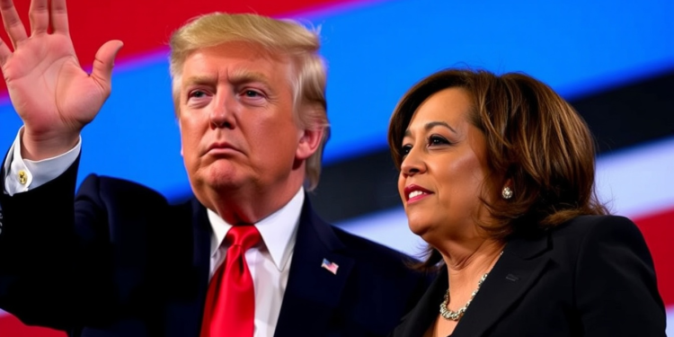 Trump Harris Rededuell