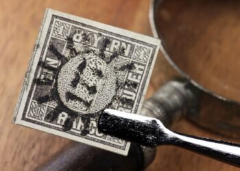 Erste deutsche Briefmarke