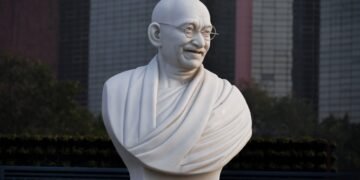 Mahatma Gandhi 1948 ermordet