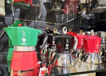 Espressokanne wird chinesisch