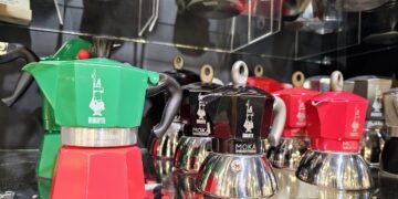 Espressokanne wird chinesisch