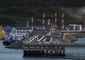 Große Industrieanlage in Neu-Delhi zeigt wie Indien meidet russisches Öl zugunsten neuer Handelspartner.