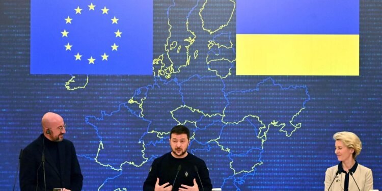 Wolodymyr Selenskyj fordert Ukraine EU-Mitgliedschaft