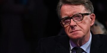 Der diplomatische Schauplatz vom Britischer Botschafter Skandal