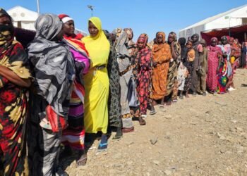 Ein verlassener Markt in Kernoi symbolisiert die wirtschaftlichen Folgen der Hungersnot in Darfur