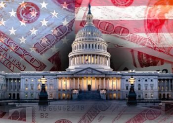 Grafik zur CBO Defizitprognose 2026 für Washington