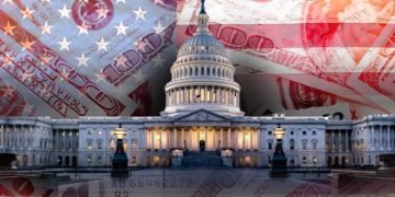 Grafik zur CBO Defizitprognose 2026 für Washington