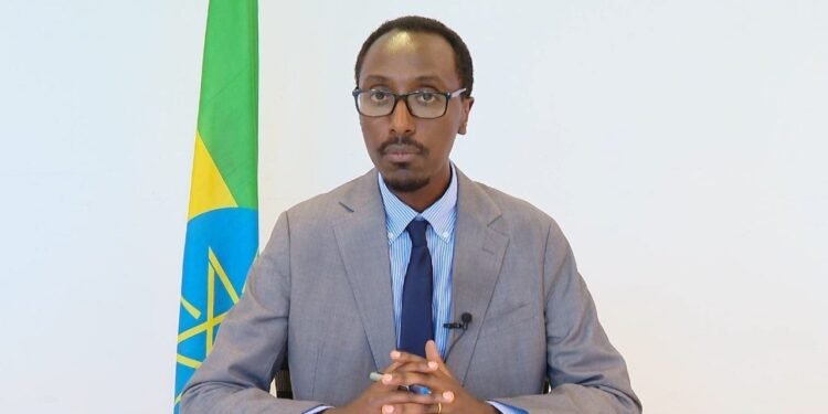 Karte der Grenzregion in der Äthiopien beschuldigt Eritrea der territorialen Verletzung