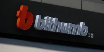 Ein digitaler Kurschart mit starken Schwankungen infolge vom Bithumb Bitcoin Fehler