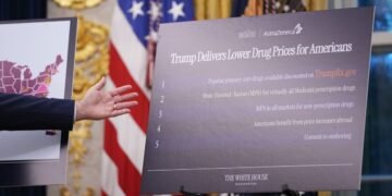 Präsident Donald Trump stellt TrumpRx-Website vor und kündigt Kooperationen mit Pfizer und Eli Lilly an