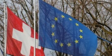Der Ort der feierlichen Zeremonie für das Schweiz EU Abkommen.