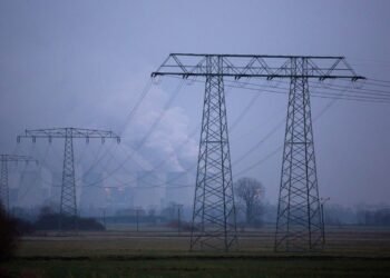 Bauphase beim Energienetz Ausbau in Deutschland