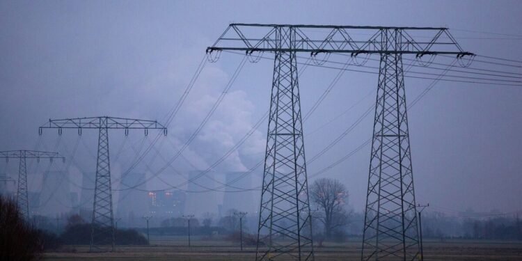 Bauphase beim Energienetz Ausbau in Deutschland