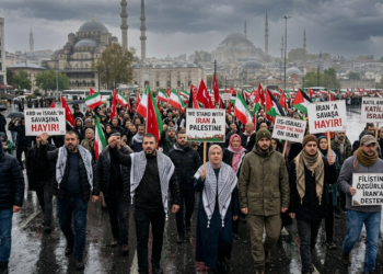 Istanbul Protest zeigt Solidarität mit Gaza