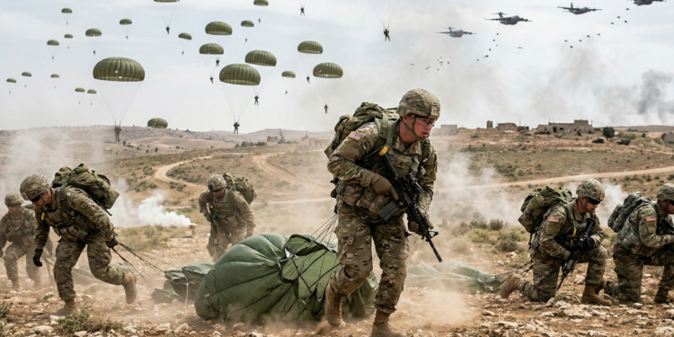 Truppenaufstockung: US-Armee Fallschirmjäger im Nahen Osten