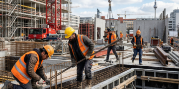 Arbeitslosenquote Deutschland: Wartende vor Jobcenter