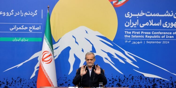 Präsident Masoud Pezeshkian spricht über die Deeskalation im Nahen Osten