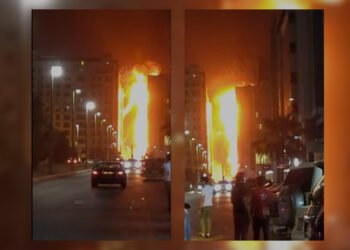 Dritter Brand in KEZAD nach Angriff auf VAE: Feuerwehr im Einsatz