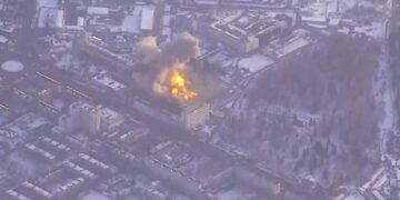 Schwerer Raketenangriff auf Russland in der Region Brjansk