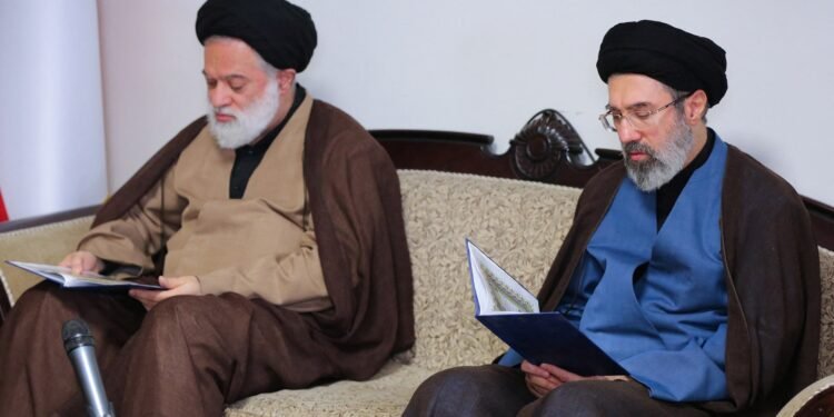 Porträt von Mojtaba Khamenei als potenzieller Neuer Führer des Iran 2026