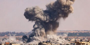 Israelische Luftangriffe Gaza zerstören Häuser