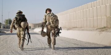 Militärfahrzeug beim Abzug Bundeswehr Libanon