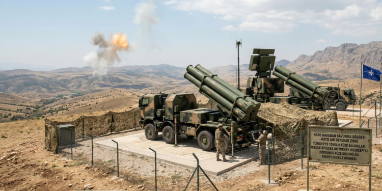 NATO-Verteidigungssysteme beim Raketenangriff auf die Türkei