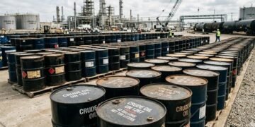 Überwachung der Schifffahrt und Risiko für Ölfass zu 200 Dollar