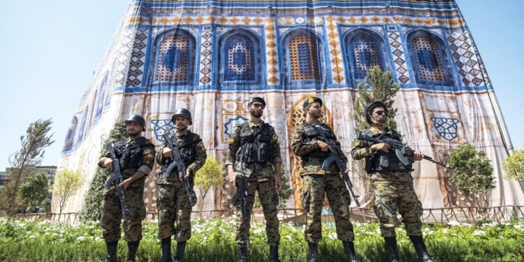 Das iranische Geheimdienstministerium in Teheran nach den Iran Verhaftungen Spionage.