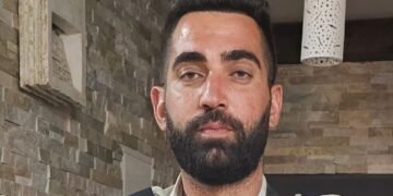 Ein Puma APC nahe der Stelle, an der IDF-Soldaten im Libanon getötet wurden.