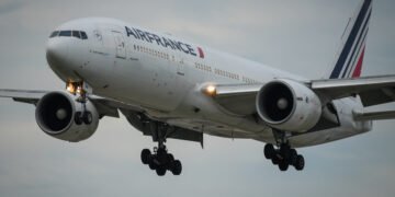 Air France Flug Aussetzung am Flughafen Paris