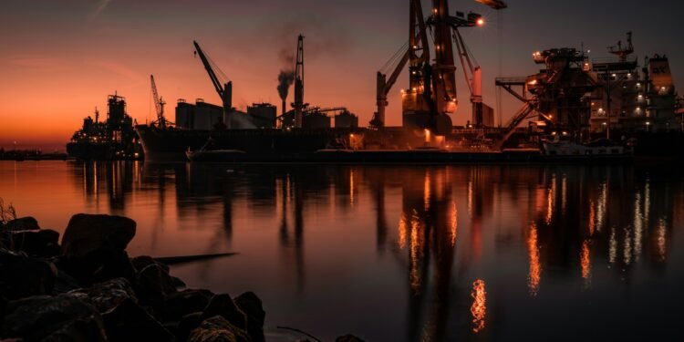 Zerstörte Hafeninfrastruktur in Odesa nach Drohnenangriff