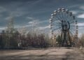 Das beschädigte Schutzschild zeigt die anhaltenden Risiken der Tschernobyl Katastrophe