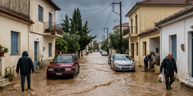 Sturm in Griechenland bringt Rettungskräfte im Einsatz