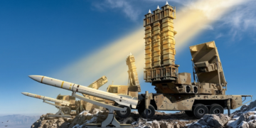 Iran Luftabwehrsystem im Einsatz über Teheran