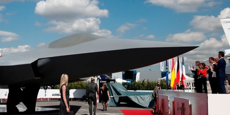 Das Design-Modell für den neuen FCAS-Kampfjet